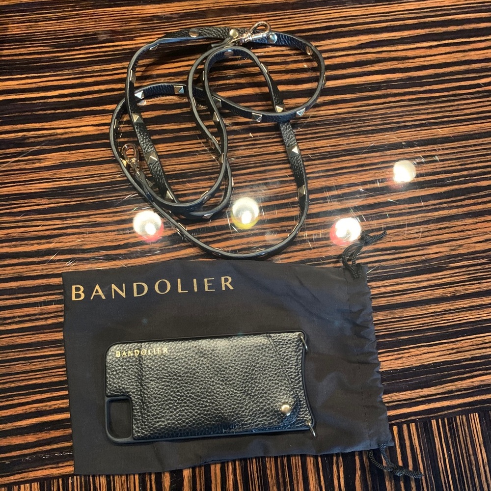 Bandolier original crossbody phone case and chain